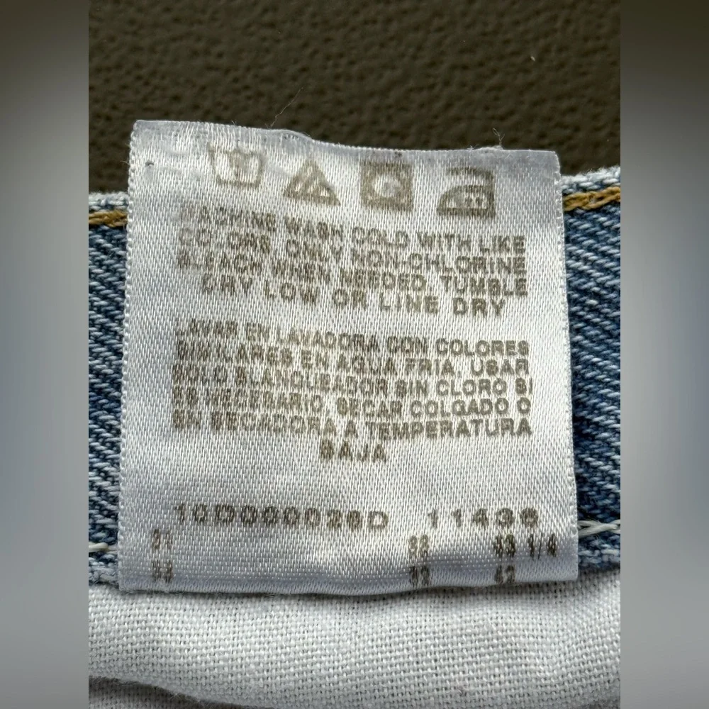 Wrangler Denim Straight Leg Jeans. 32 x 32 - Picture 7 of 7